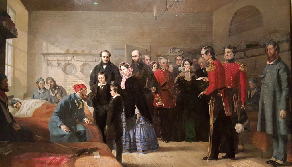 Queen Victoria's First Visit to Her Wounded Soldiers